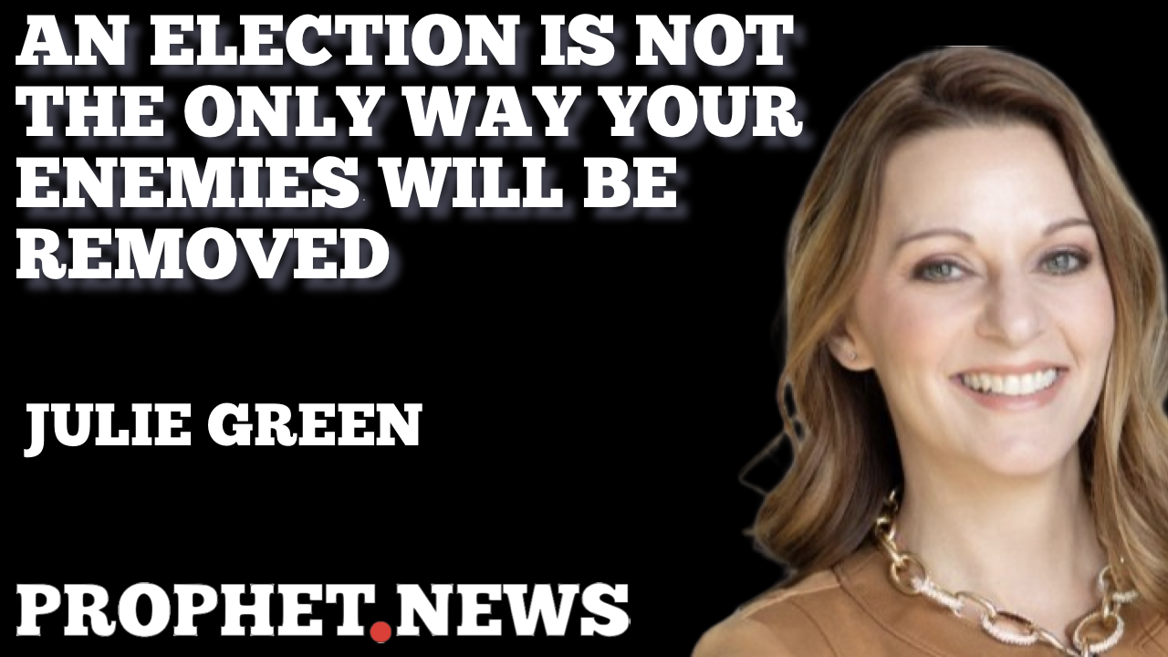 AN ELECTION IS NOT THE ONLY WAY YOUR ENEMIES WILL BE REMOVED—JULIE GREEN